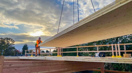 Van Asselt School, mass timber focus Image