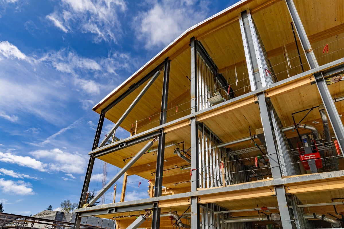 Evergreen High School, mass timber Image