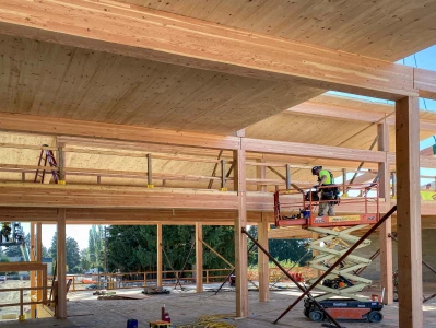 Hilltop Heritage Elementary School, mass timber Image