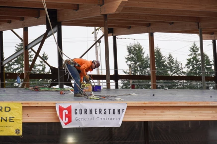 Arlington Operations Center, mass timber focus Image