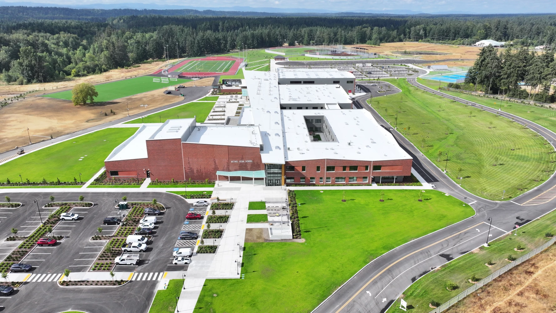Bethell HS exterior drone (1).JPG